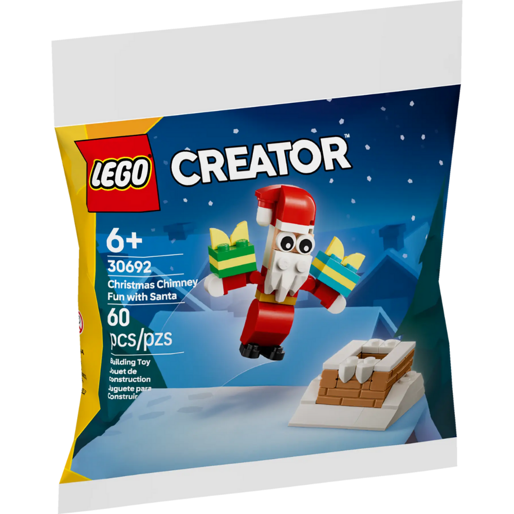 Weihnachtsmann im Schornstein