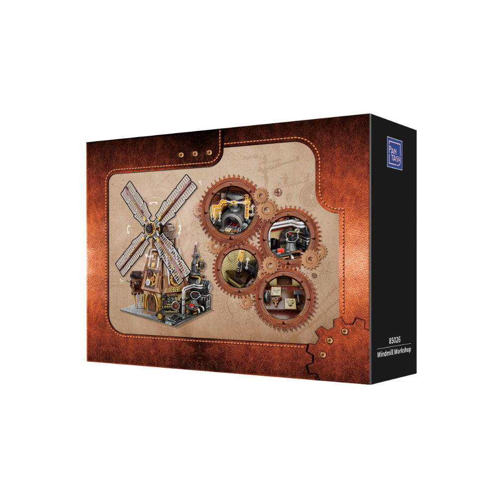 Steampunk Windmühlen-Werkstatt