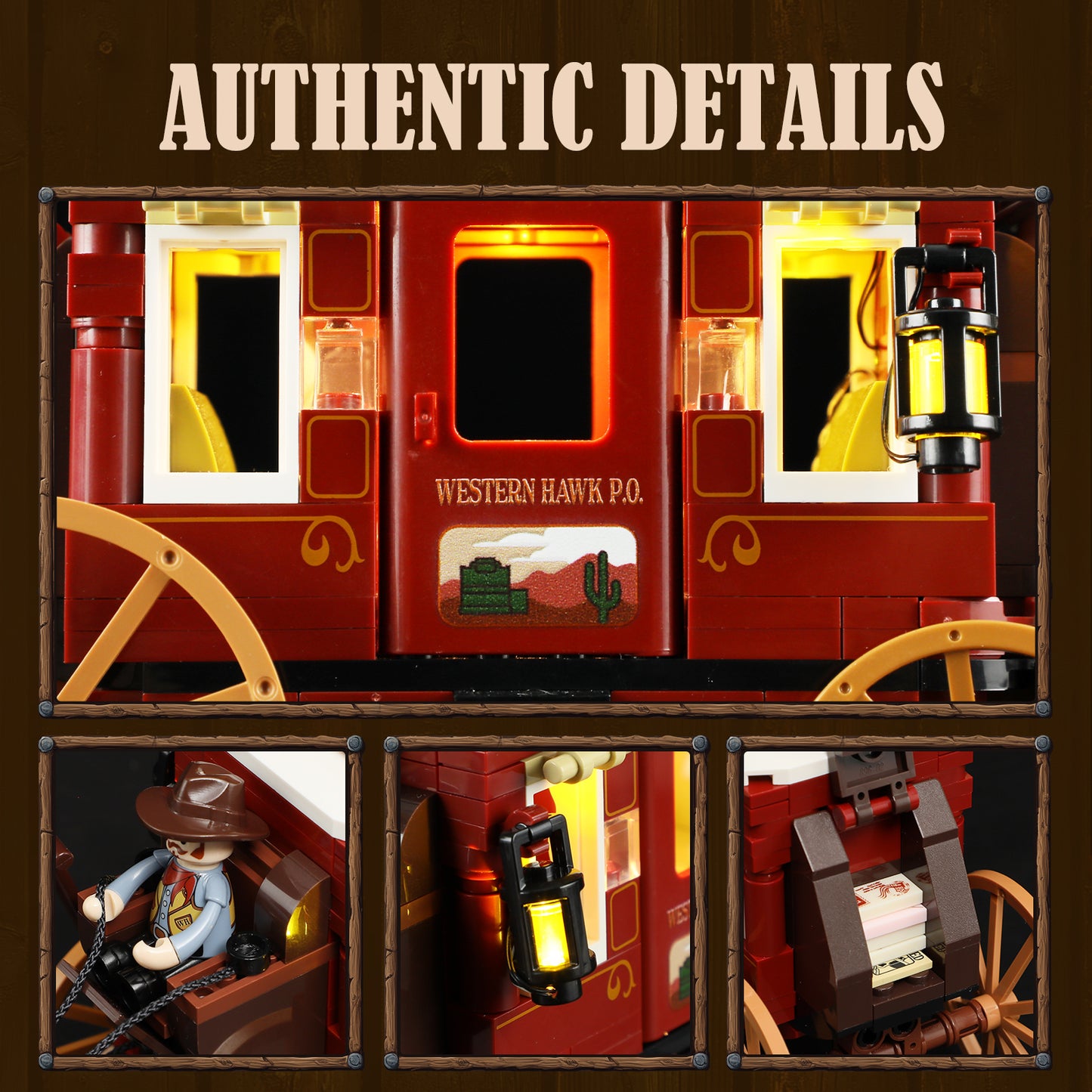 Postkutsche im Wilden Westen