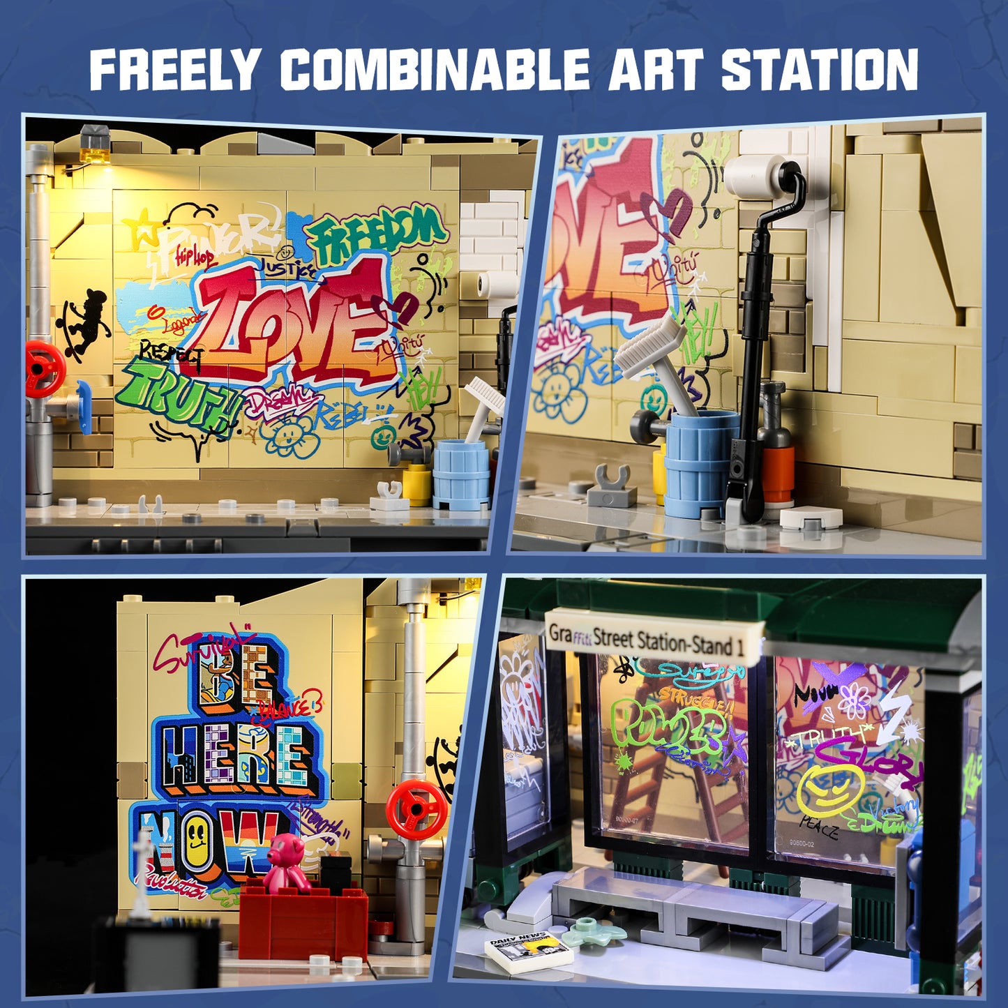 Graffiti-Bushaltestelle