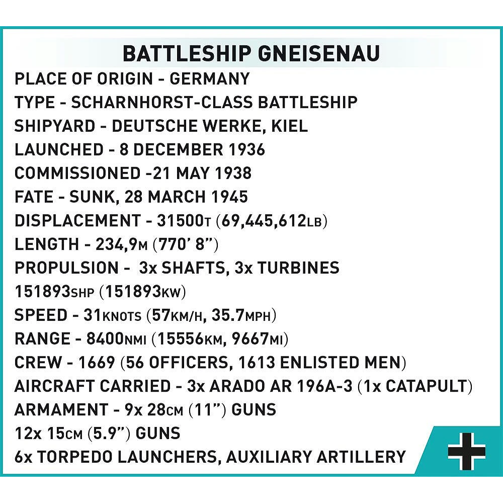 Battleship Gneisenau