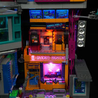 Cyberpunk-Spielhallenturm