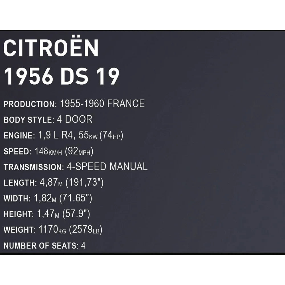 1956 CITROEN DS 19