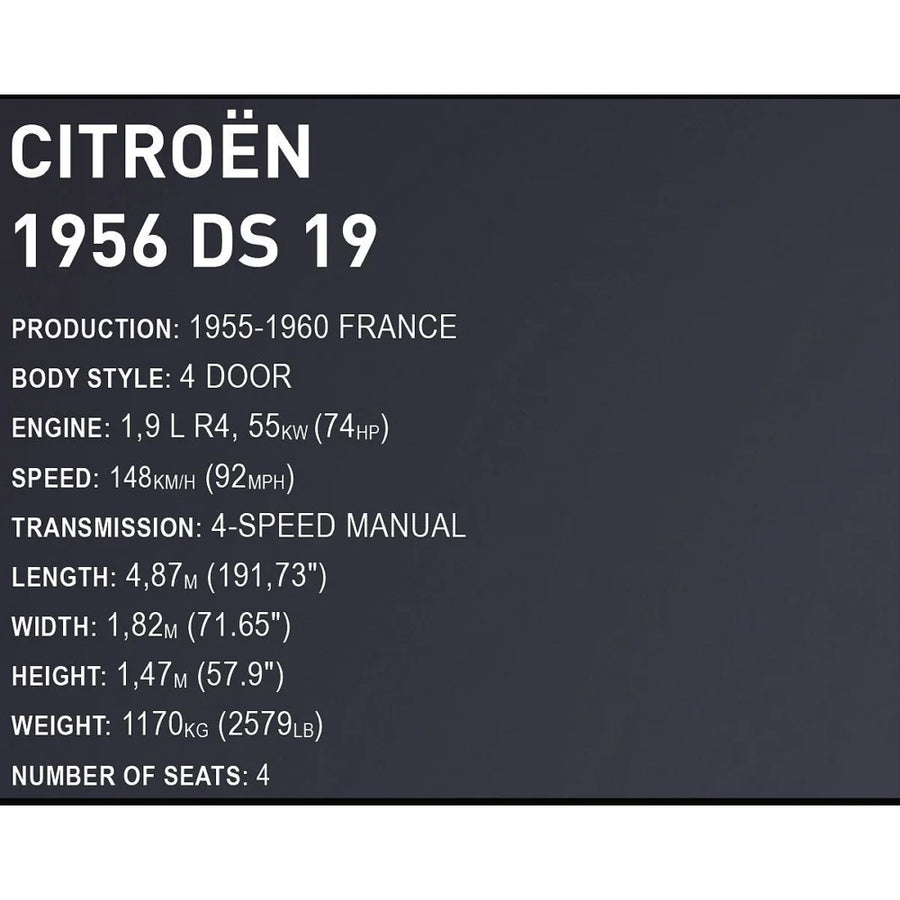 1956 CITROEN DS 19