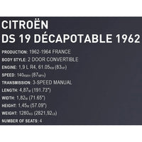 1962 CITROEN DS 19 DECAPOT