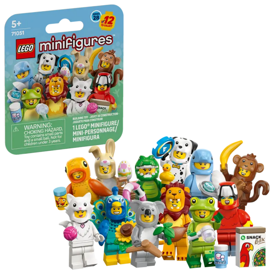 Minifiguren Serie 28 - Tierkostüm-Parade  (Kompletter Satz)