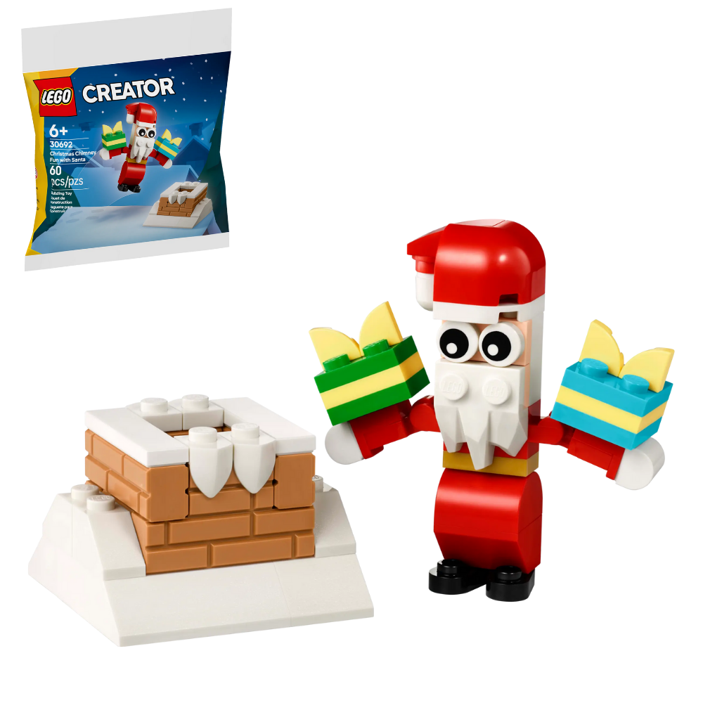 Weihnachtsmann im Schornstein