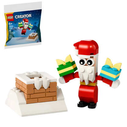 Weihnachtsmann im Schornstein