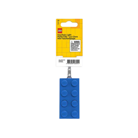 LEGO - Taschenlampe 2x4 Stein blau - Schlüsselanhänger