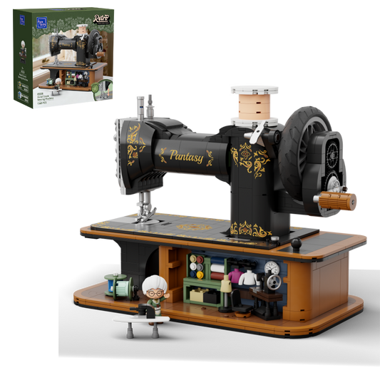 Nostalgische Handkurbel-Nähmaschine