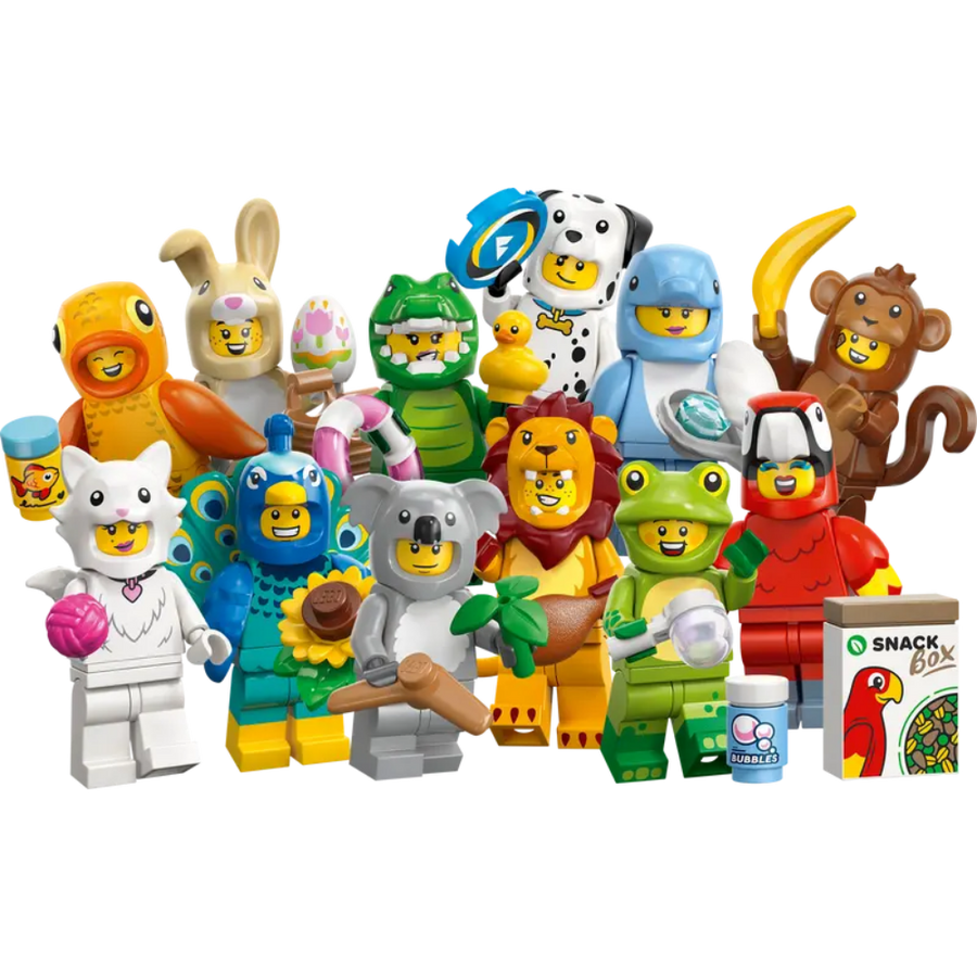 Minifiguren Serie 28 - Tierkostüm-Parade  (Kompletter Satz)