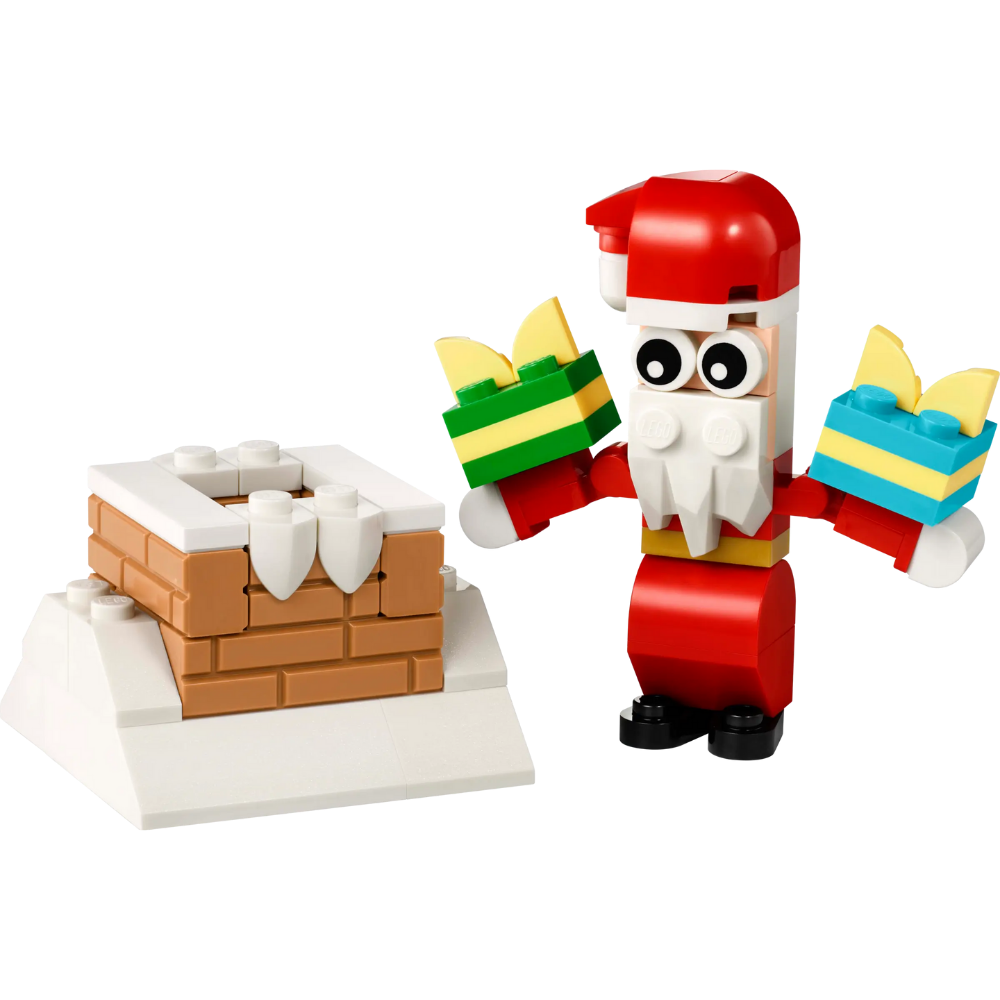 Weihnachtsmann im Schornstein