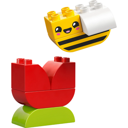 Meine erste Blume mit Biene