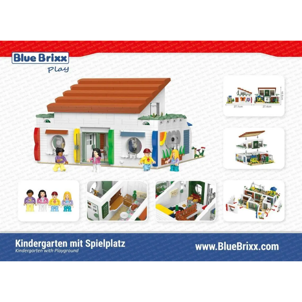 Kindergarten mit Spielplatz