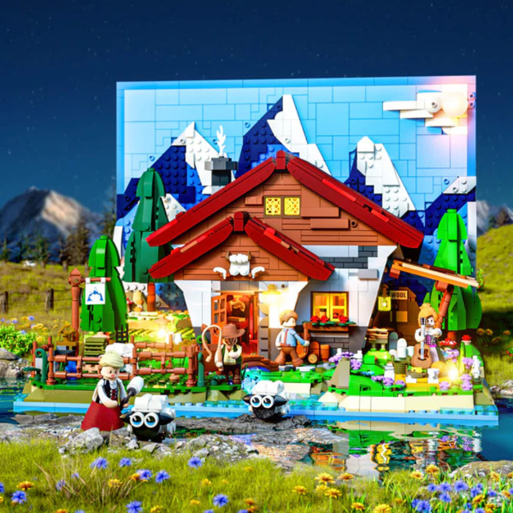 Schäferhütte in den Alpen