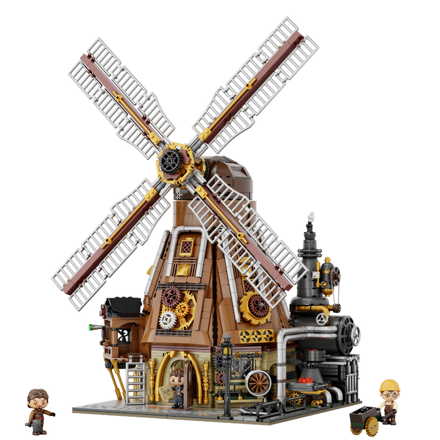 Steampunk Windmühlen-Werkstatt