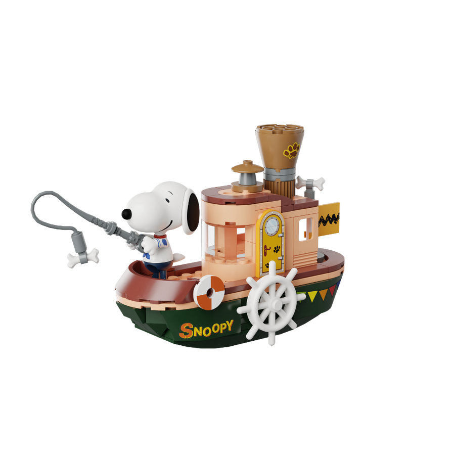 Snoopy-Dampfschiff