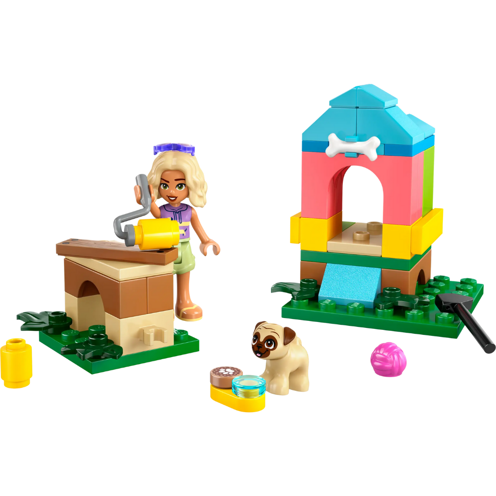 Novas selbstgebaute Hundehütte