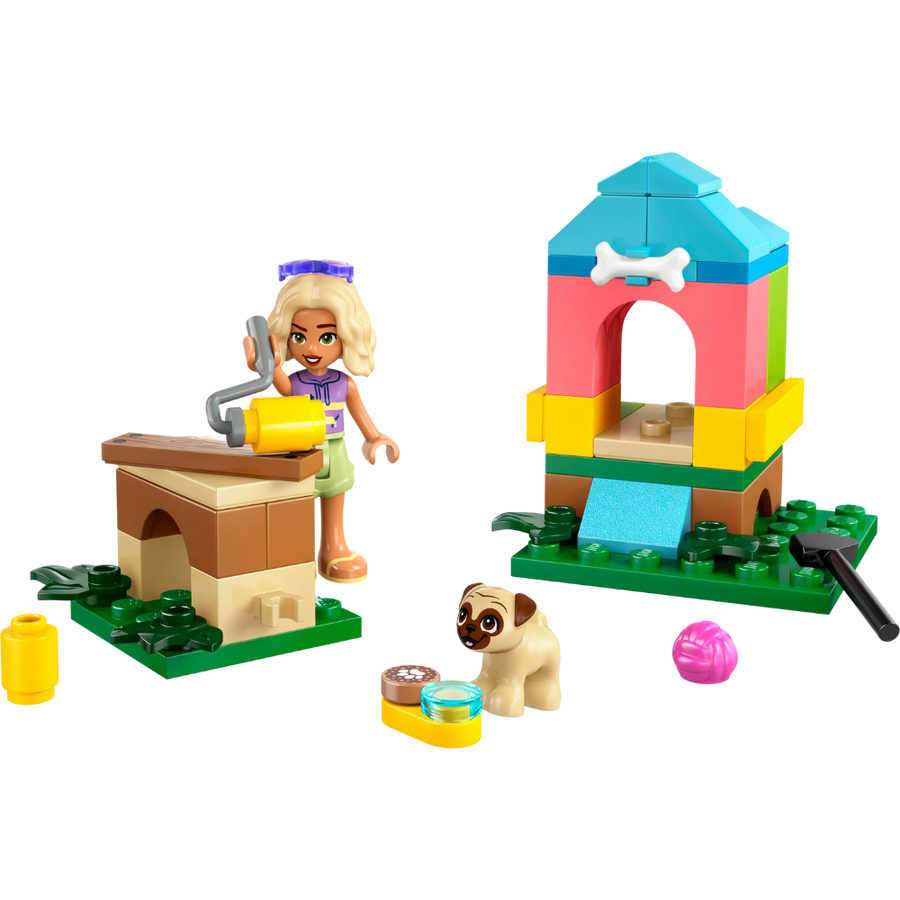 Novas selbstgebaute Hundehütte