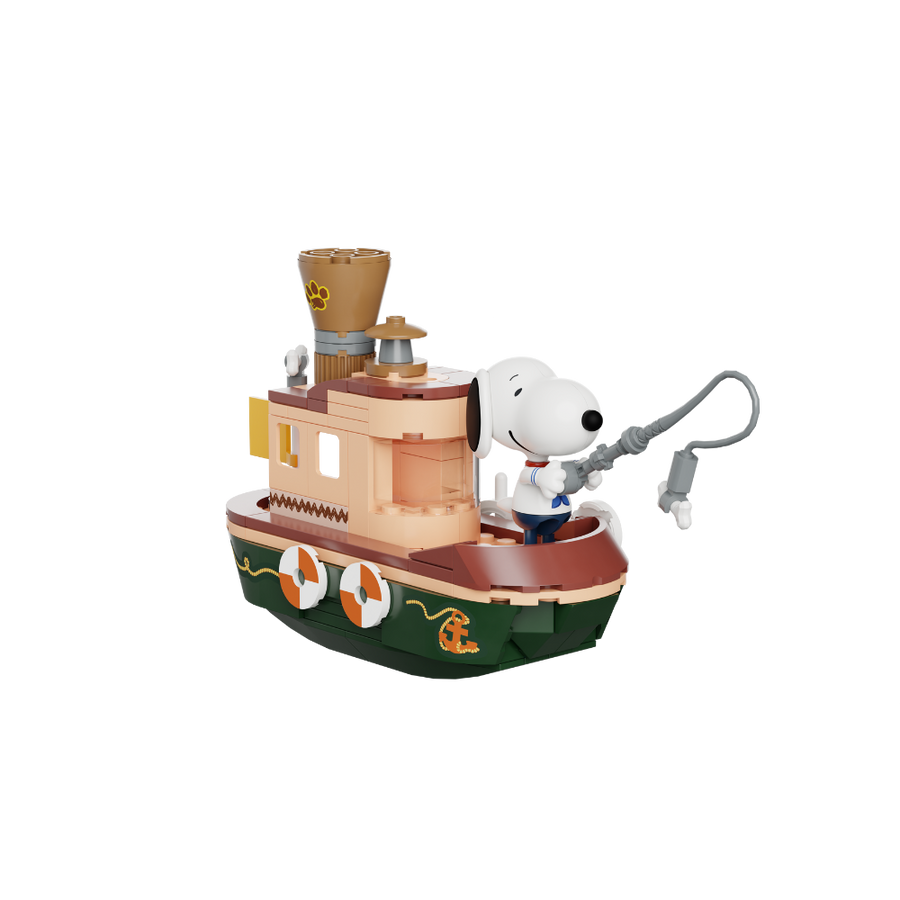 Snoopy-Dampfschiff