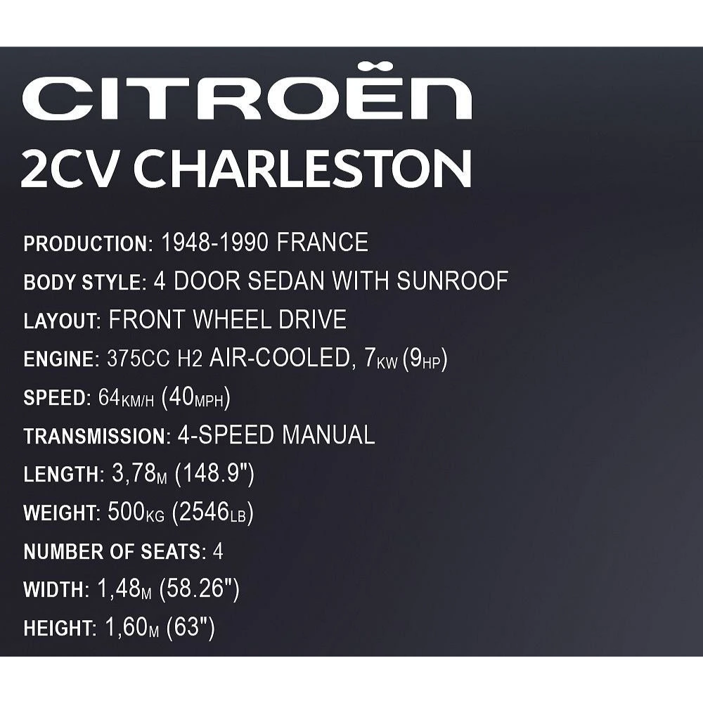 COBI – Citroën™ 2CV Charleston