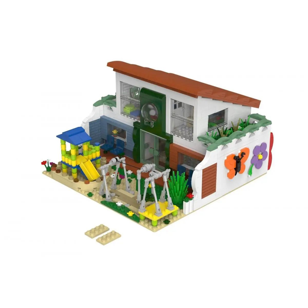 Kindergarten mit Spielplatz