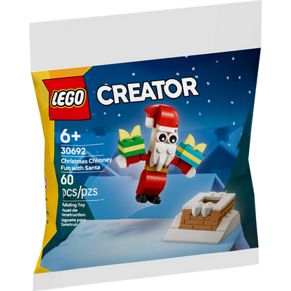 Weihnachtsmann im Schornstein