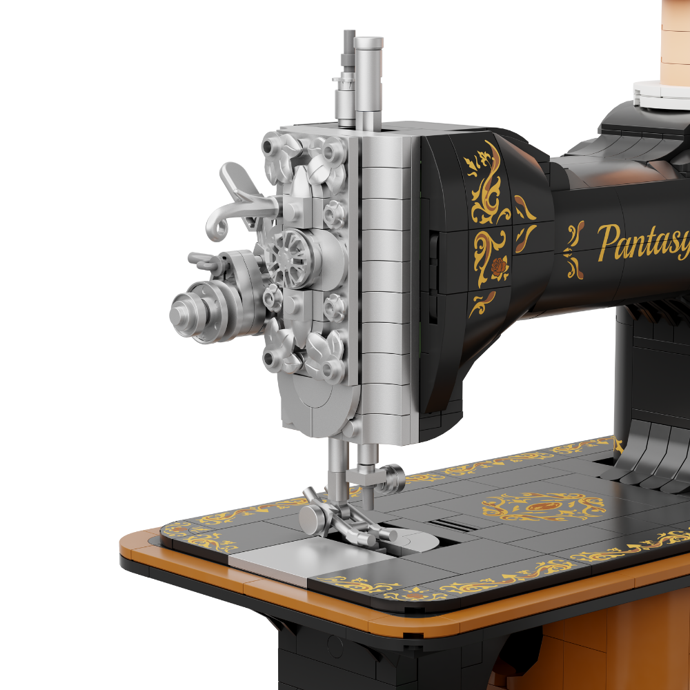 Nostalgische Handkurbel-Nähmaschine