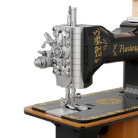 Nostalgische Handkurbel-Nähmaschine