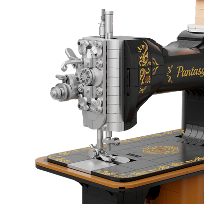 Nostalgische Handkurbel-Nähmaschine