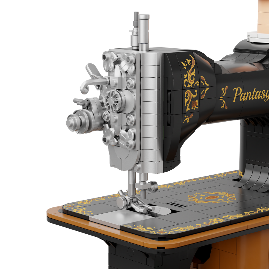 Nostalgische Handkurbel-Nähmaschine