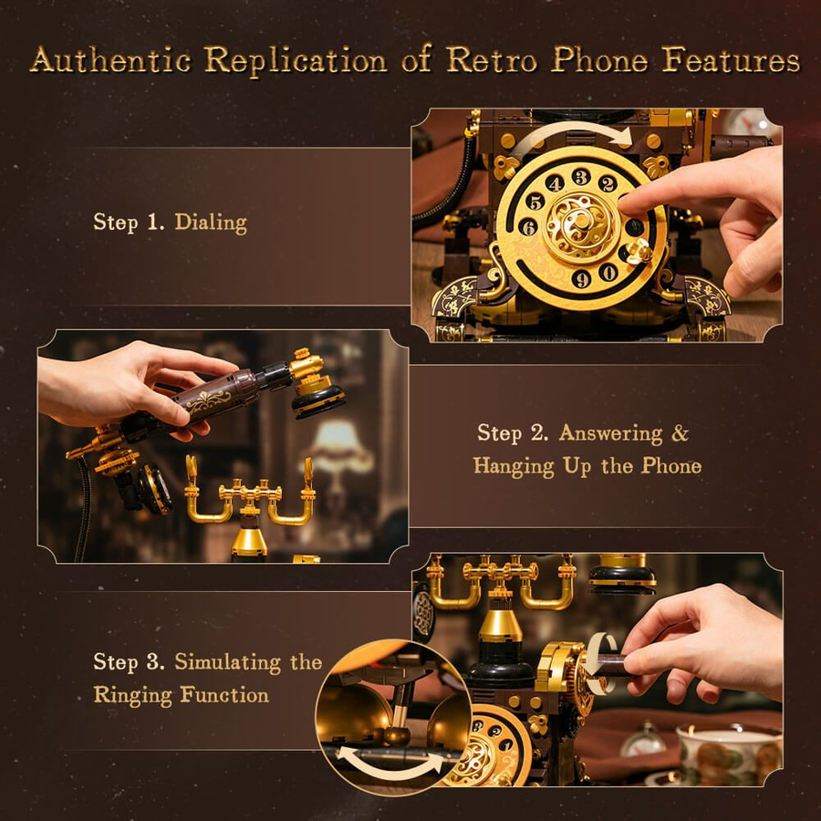 Pantasy Retro-Reihe – Historisches Wählscheibentelefon