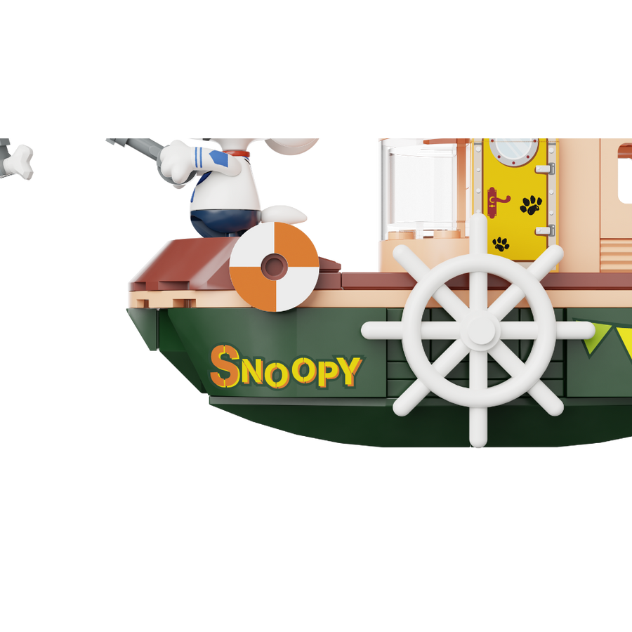 Snoopy-Dampfschiff