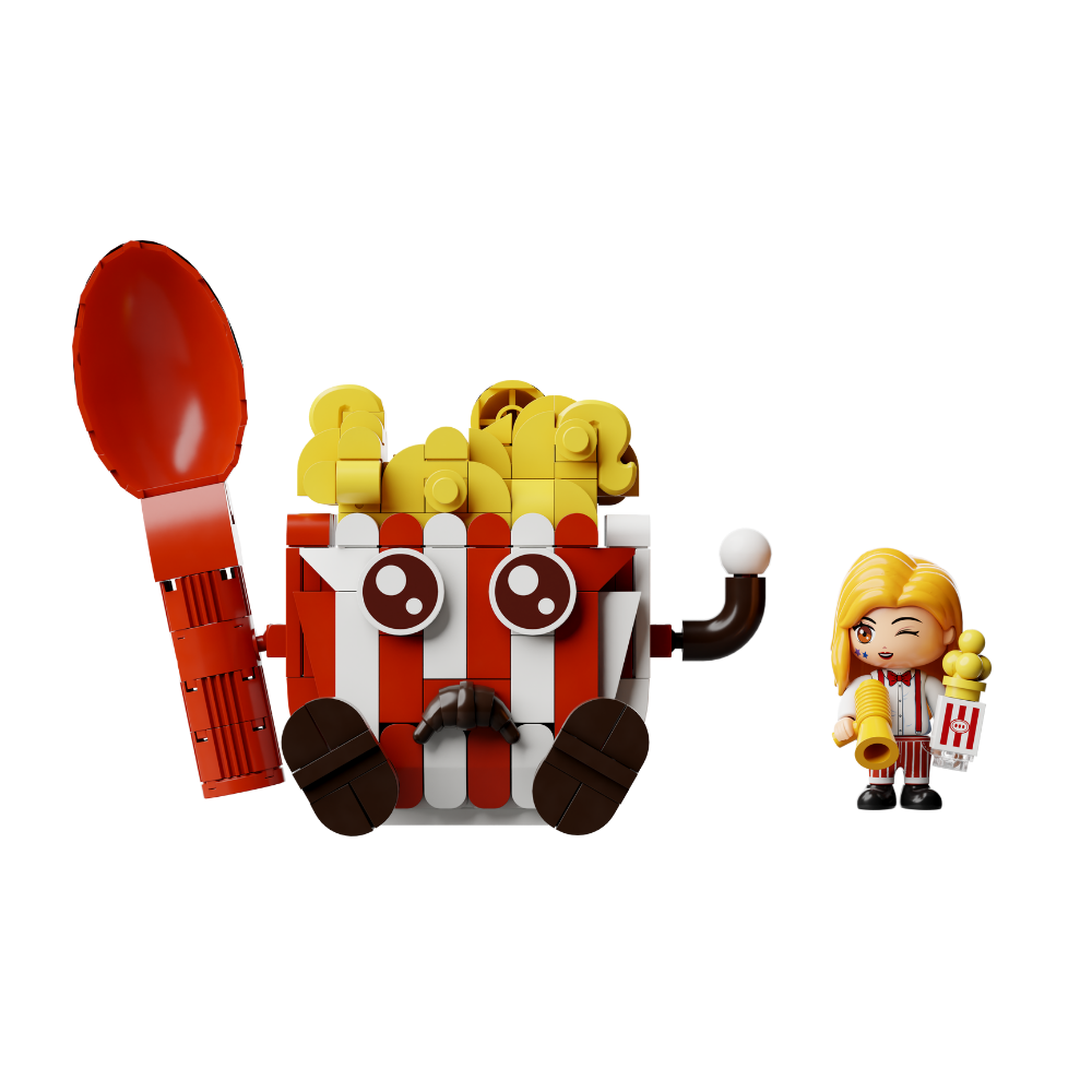 Retro Popcorn-Maschine