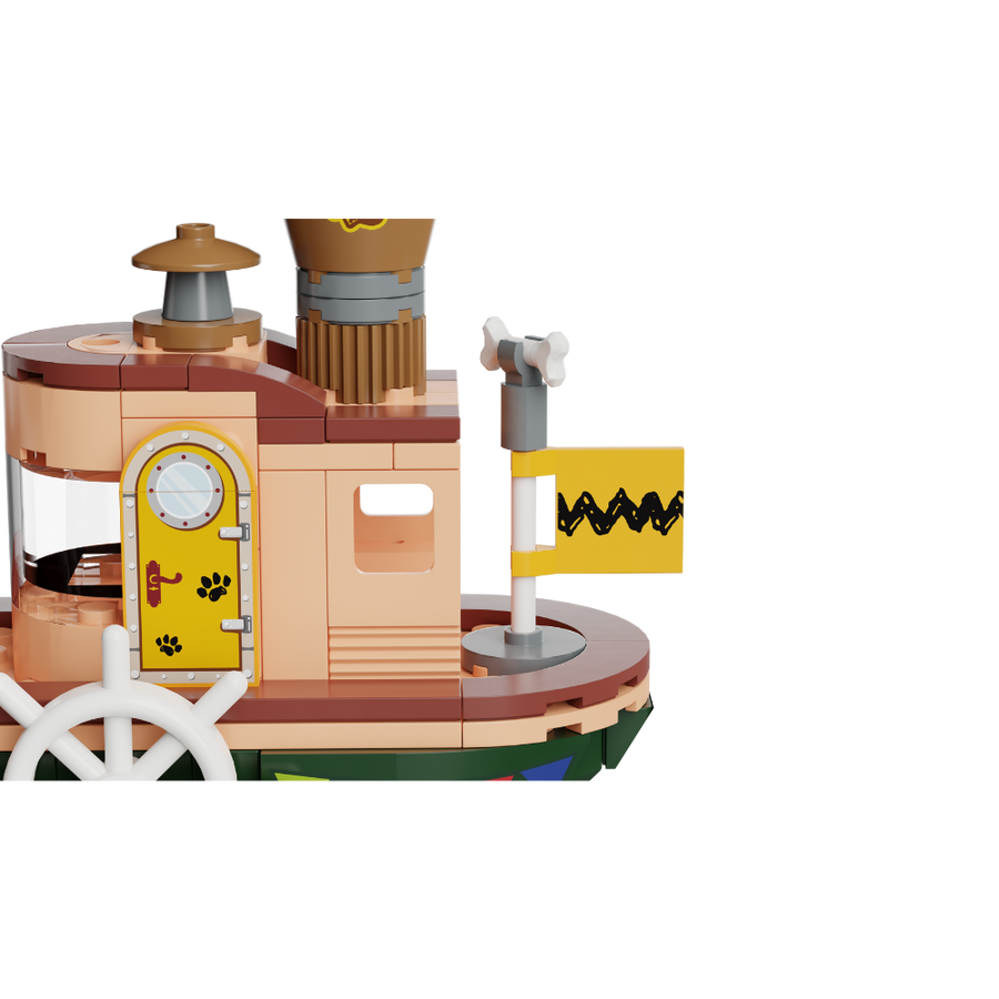 Snoopy-Dampfschiff