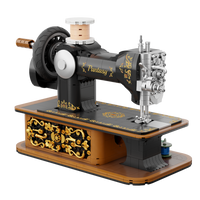 Nostalgische Handkurbel-Nähmaschine