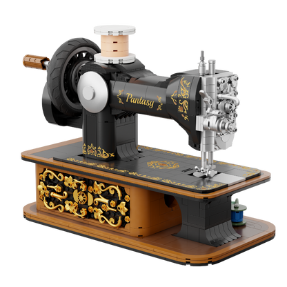 Nostalgische Handkurbel-Nähmaschine