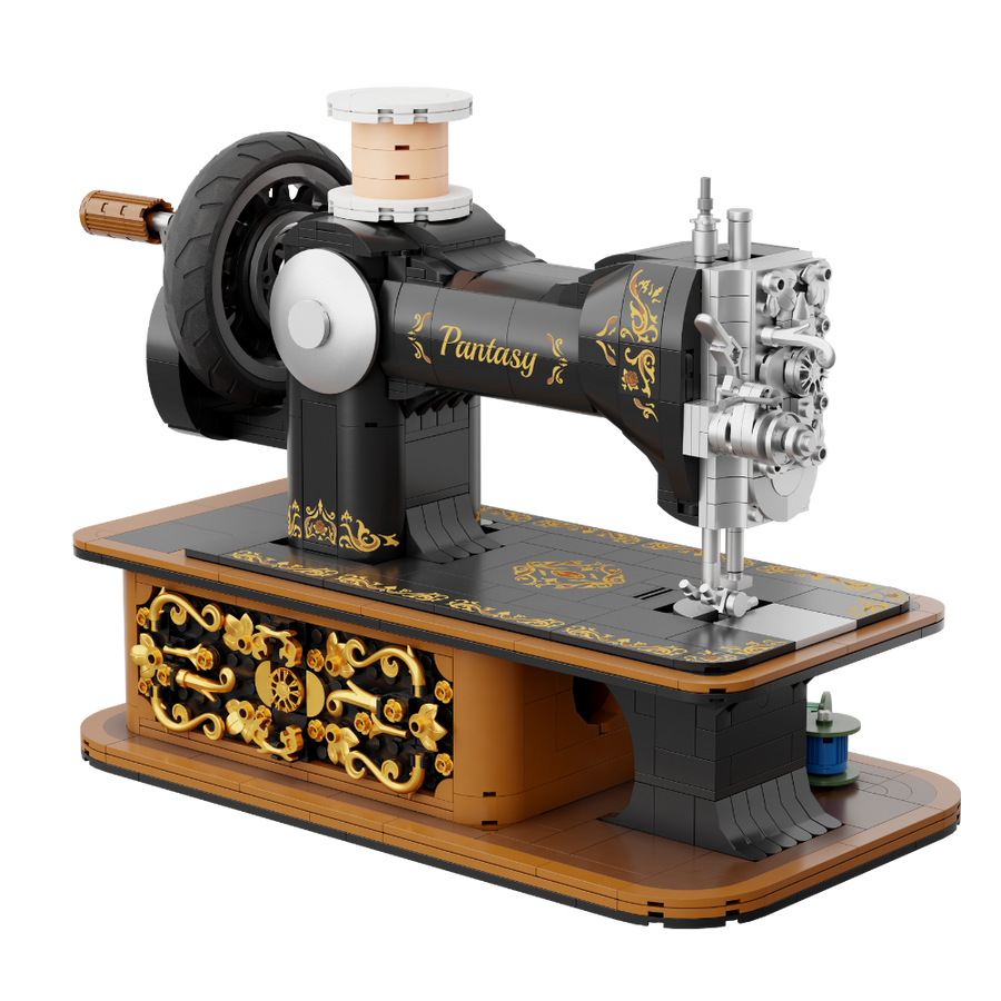 Nostalgische Handkurbel-Nähmaschine