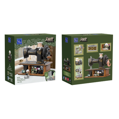 Nostalgische Handkurbel-Nähmaschine