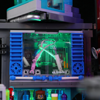 Cyberpunk-Spielhallenturm