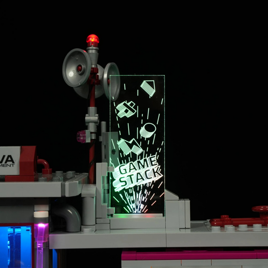 Cyberpunk-Spielhallenturm