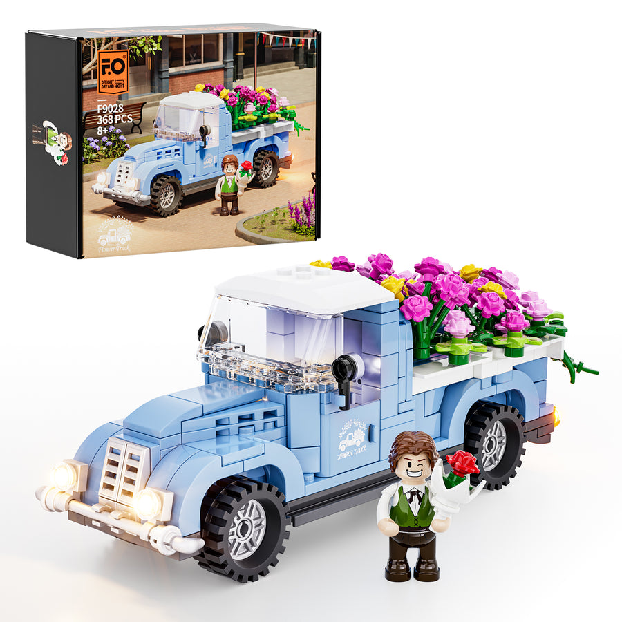 Blumenlieferwagen