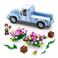 Blumenlieferwagen