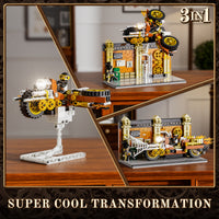 Steampunk-Motorradjagd