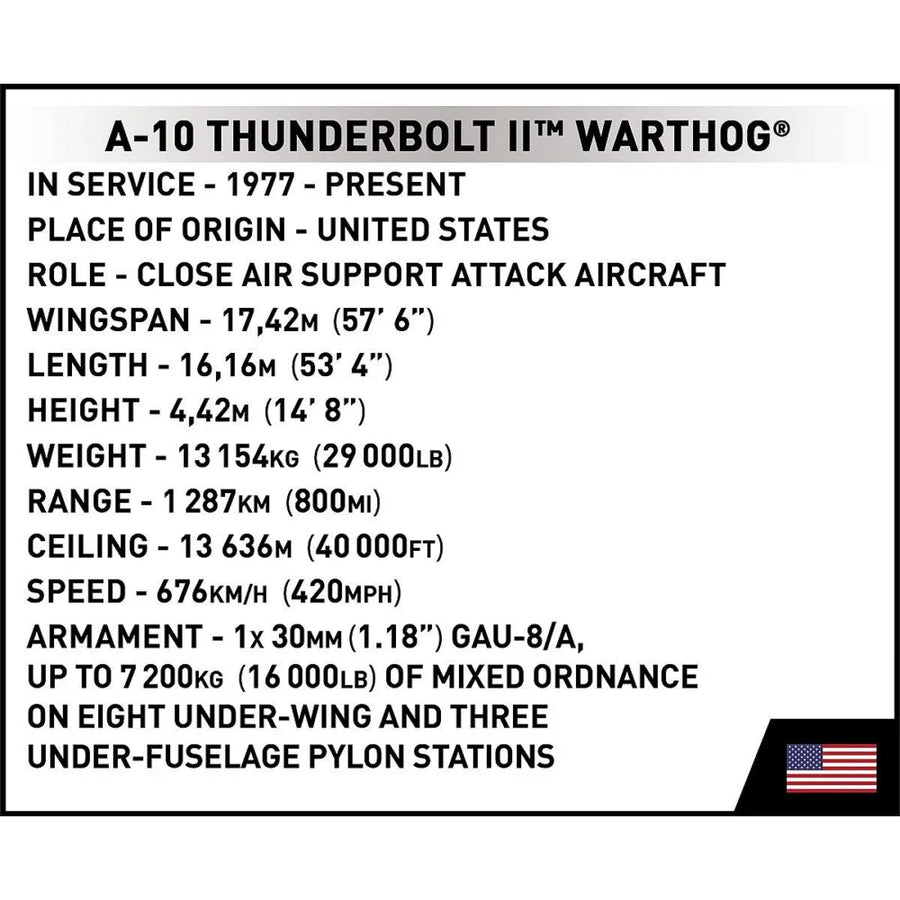 A10 THUNDERBOLT II W