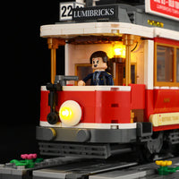 Historische Tram mit Station