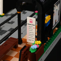 Historische Tram mit Station