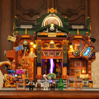Steampunk-Zeitriss-Bibliothek