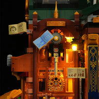 Steampunk-Zeitriss-Bibliothek