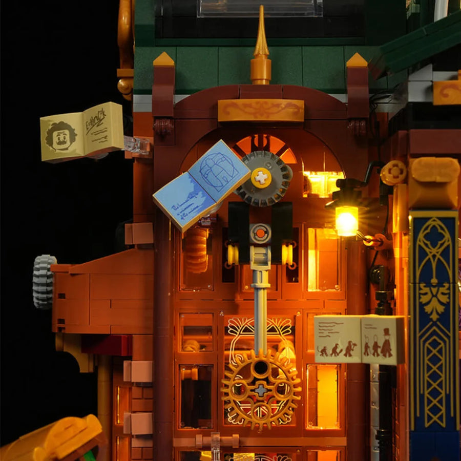 Steampunk-Zeitriss-Bibliothek